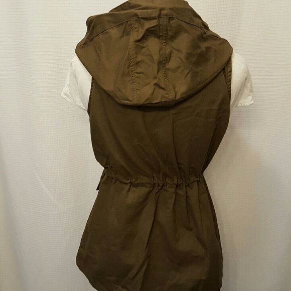 💓 New Look Hooded Military Utility Vest (S) - Picture 8 of 10